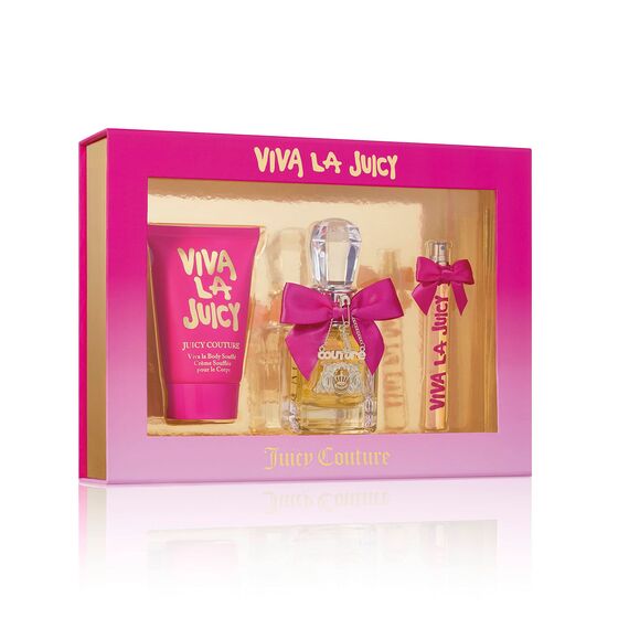 Juicy Couture Viva La Juicy For Women Eau de Parfum 50ml + 10ml + Body Souffle 125ml, 3 image