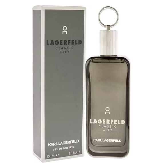Karl Lagerfeld Classic Grey For Men Eau De Toilette 100ml, 3 image
