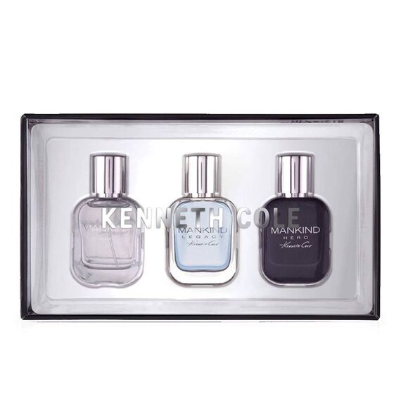 Kenneth Cole For Men Mini Eau De Toilette (Mankind + Mankind Legacy + Mankind Hero ) 3 X 15ml