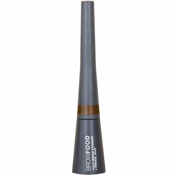 Lashfood Browfood Aqua Brow Powder And Pencil Duo Dark Brunette For Women Eyebrow Pencil 0.035oz