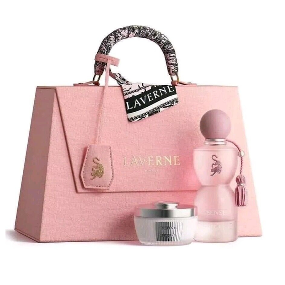 Laverne Sense For Women Eau de Parfum 75ml + 2ml + Perfume Body Powder 65g + Pouch