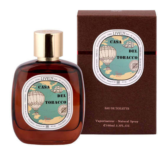 Lively Casa Del Tabacco For Men Eau de Toilette 100ml, 2 image