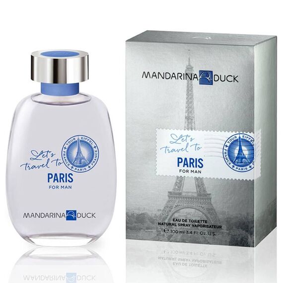 Mandarina Duck Let's Travel To Paris For Man Eau De Toilette 100ml, 2 image