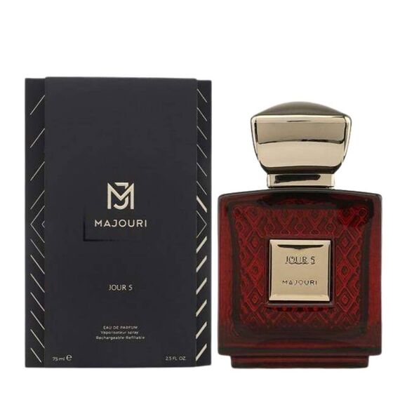 Majouri Jour 5 in Red For Women Eau De Parfum 75ml, 2 image