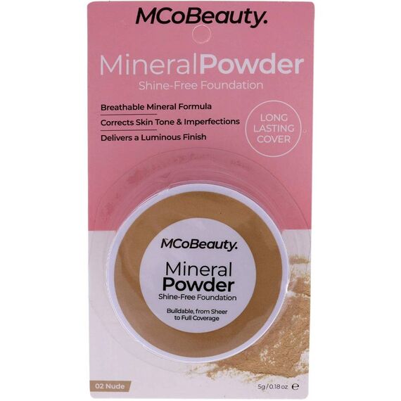 Mcobeauty Mineral Powder Shine Free 02 Nude For Women Foundation 5g, 2 image