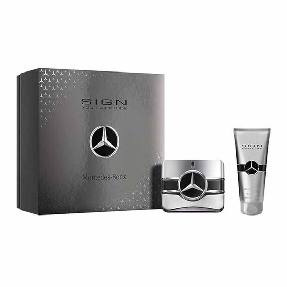 Mercedes Benz Sign Your Attitude For Men Eau De Toilette 100ml + Shower Gel 100ml, 4 image