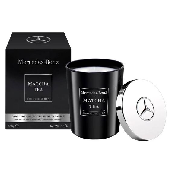 Mercedes Benz Matcha Tea Scented Candle 180g, 2 image