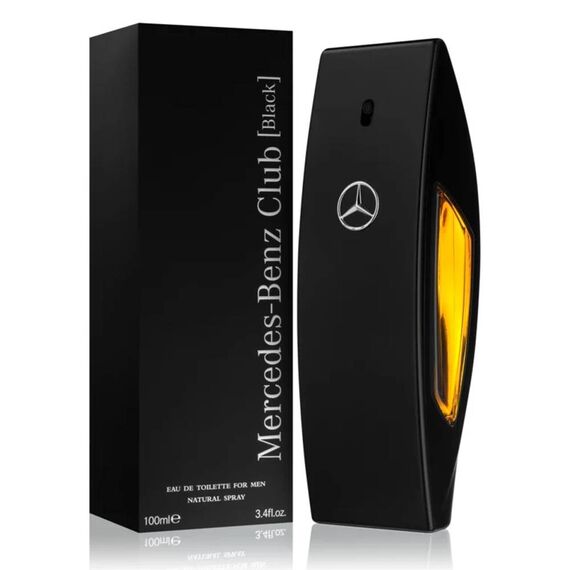 Mercedes Benz Club Black For Men Eau de Toilette 100ml, 3 image