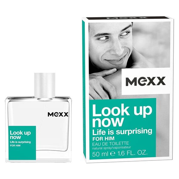 MEXX Look Up Now Life is Surprising For Him Eau De Toilette 50ml, 2 image