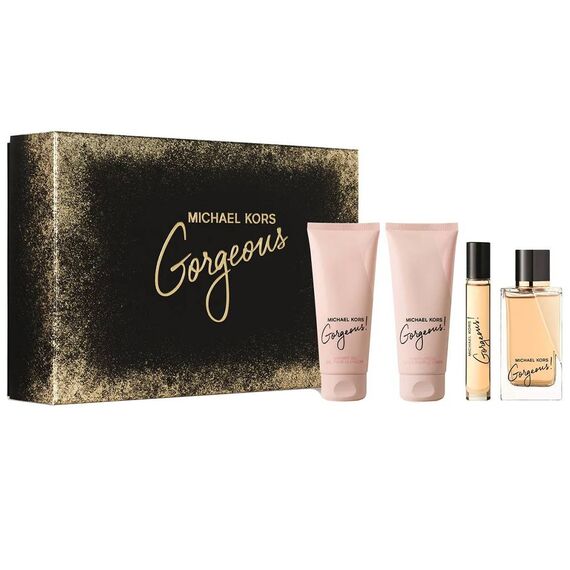 Michael Kors Gorgeous! For Women Eau de Parfum 100ml + 5ml + Body Lotion 100ml  + Shower Gel 100ml