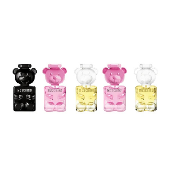 Moschino (Toy 2 Edp + Toy 2 Edp + Toy Boy Edp + Bubble Gum Edt + Bubble Gum Edt) 5 X 5ml