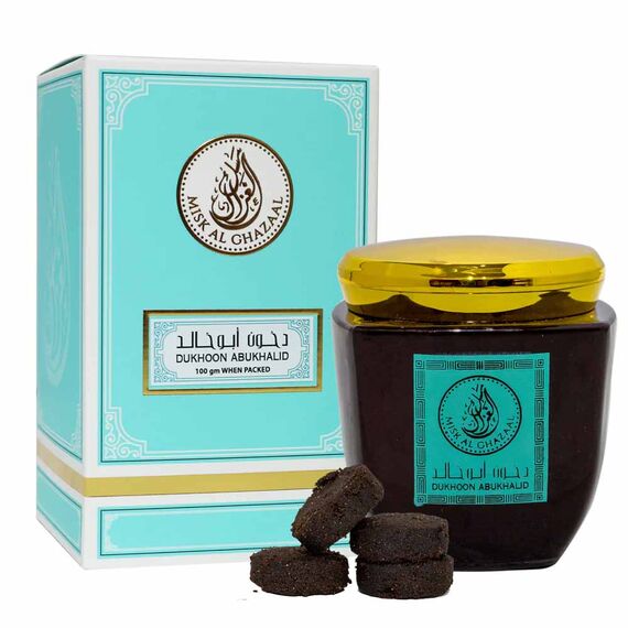 Misk Al Ghazaal Dukhoon Abukhalid Bakhoor 100G, 3 image