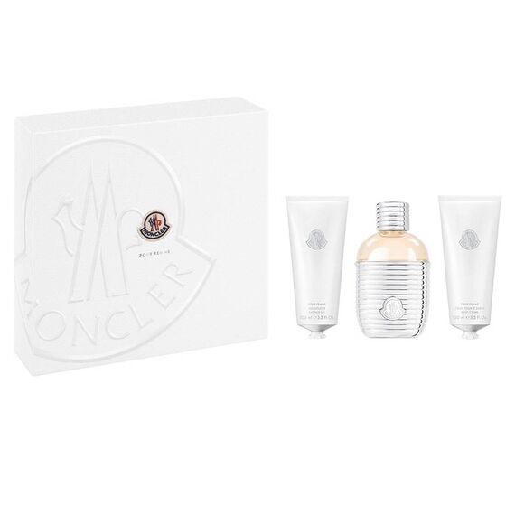 Moncler Pour Femme Eau de Parfum 100ml + Shower Gel 100ml + Body Cream 100ml