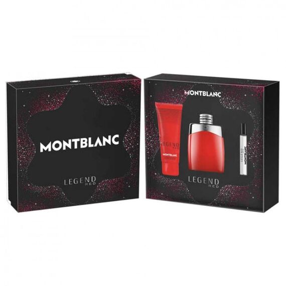 Mont Blanc Legend Red For Men Eau de Parfum 100ml + 7.5ml + Shower Gel 100ml