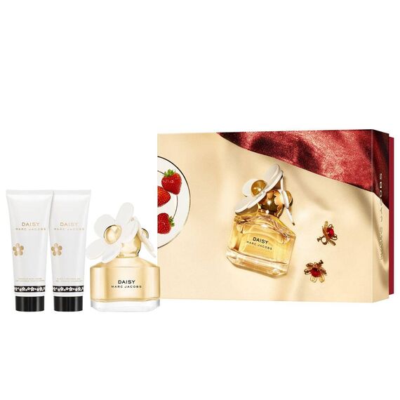 Marc Jacobs Daisy For Women Eau De Toilette 50ml + Body Lotion 75ml + Shower Gel 75ml