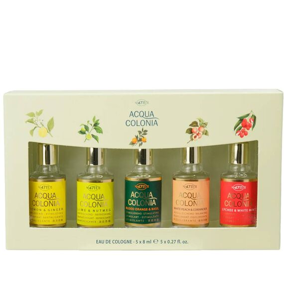 No. 4711 Acqua Colonia Mini Eau De Cologne (Lemon + Lime + Blood Orange + White Peach + Lychee) 5 X 8ml, 3 image