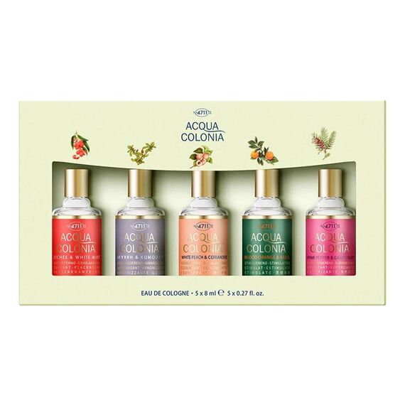 No. 4711 Acqua Colonia Eau De Cologne (Pink Pepper + Body Lotionood Orange + White Peach + Myrrh + Lychee)  5 X 8ml