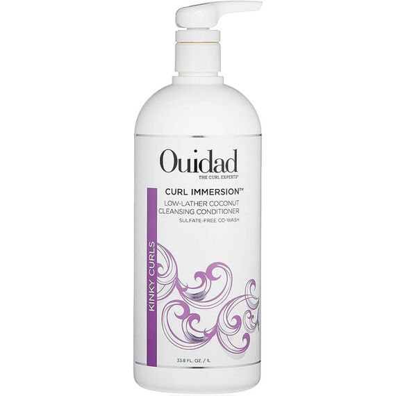 Ouidad Curl Immersion Low-Lather Coconut Cleansing Hair Conditioner 1000ml