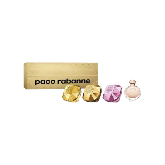 Paco Rabanne For Women Mini (Lady Million Eau de Parfum 5ml + Olympea Eau de Parfum 6ml + Fame Eau de Parfum 4ml + Fame Parfum 4ml), 2 image