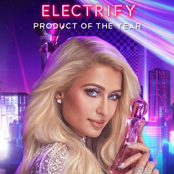 Paris Hilton Electrify For Women Eau de Parfum 100ml + 10ml + Body Lotion 90ml + Shower Gel 90ml, 3 image