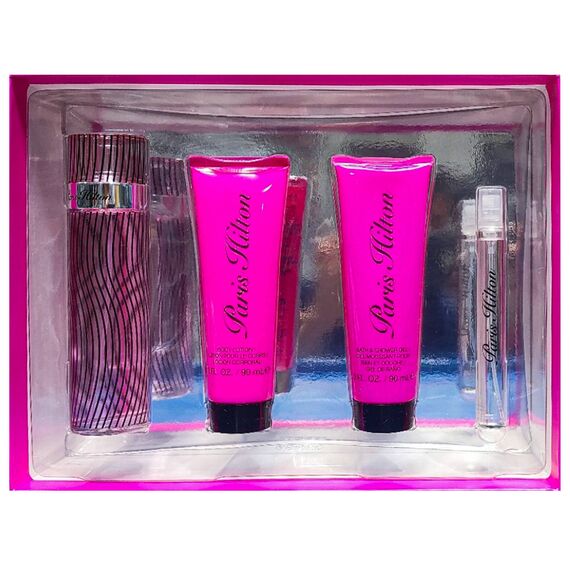 Paris Hilton For Women Eau de Parfum 100ml + 10ml + Body Lotion 90ml + Bath & Shower Gel 90ml