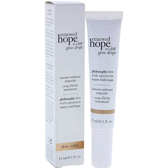 Philosophy Renewed Hope In A Jar Glow Drops Instant Radiance For Women Skin Ampoule 15ml