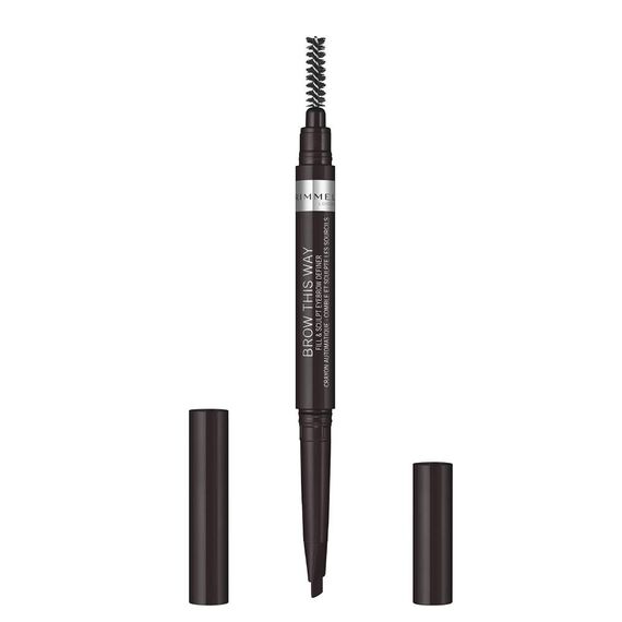 Rimmel London Brow This Way Filler & Fixer 004 Soft Black Eyebrow Definer 0.25g