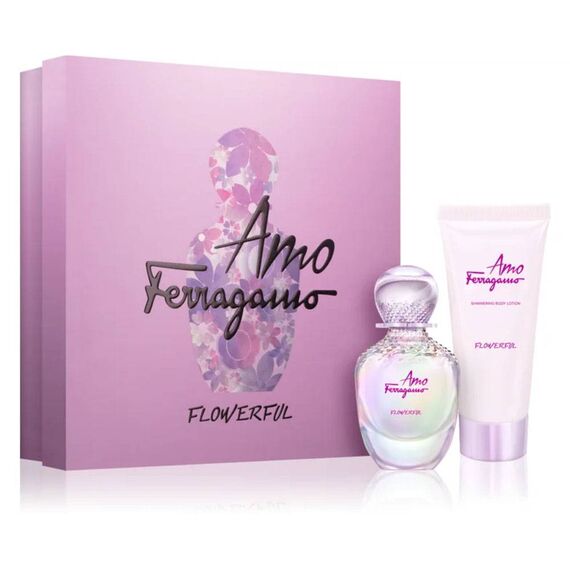 Salvatore Ferragamo Amo Ferragamo Flowerful For Women Eau De Toilette 30ml + Shimmering Body Lotion 30ml