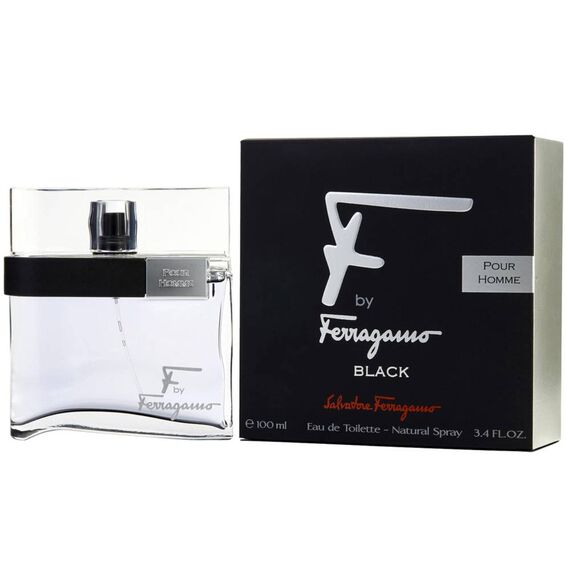 Salvatore Ferragamo F By Ferragamo Black For Men Eau De Toilette 50ml, 3 image