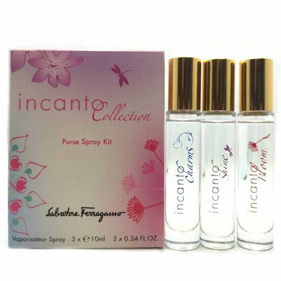Salvatore Ferragamo Incanto For Women Eau De Toilette (Charms + Shine + Bloom) 3 X 10ml, 3 image