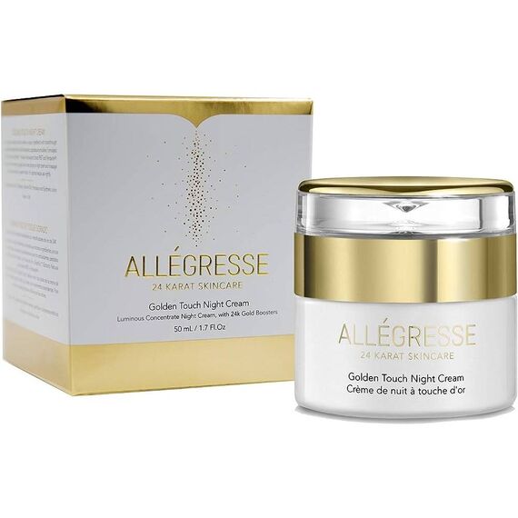Allegresse 24 Karat Skincare Golden Touch Night Cream 1.7oz, 2 image