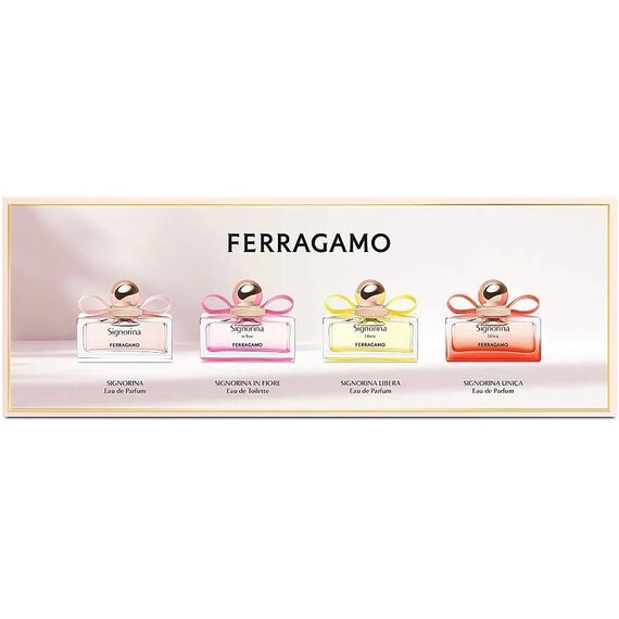 Salvatore Ferragamo Signorina For Women Mini (Signorina Eau De Parfum + In Fiore Eau De Toilette + Libera Eau De Parfum + Unica Eau De Parfum) 4 X 5ml, 2 image