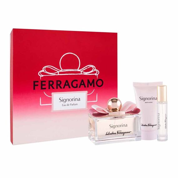 Salvatore Ferragamo Signorina For Women Eau de Parfum 100ml + 10ml + Body Lotion 50ml