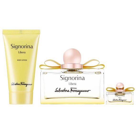 Salvatore Ferragamo Signorina Libera For Women Eau de Parfum 100ml + 5ml + Body Lotion 50ml