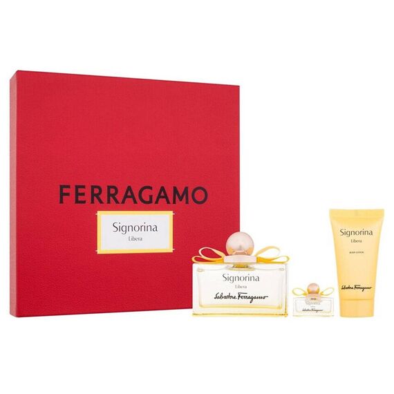 Salvatore Ferragamo Signorina Libera For Women Eau de Parfum 100ml + Body Lotion 50ml, 2 image