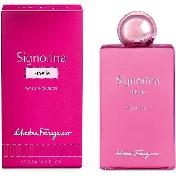 Salvatore Ferragamo Signorina Ribelle For Women Bath & Shower Gel 200ml, 2 image