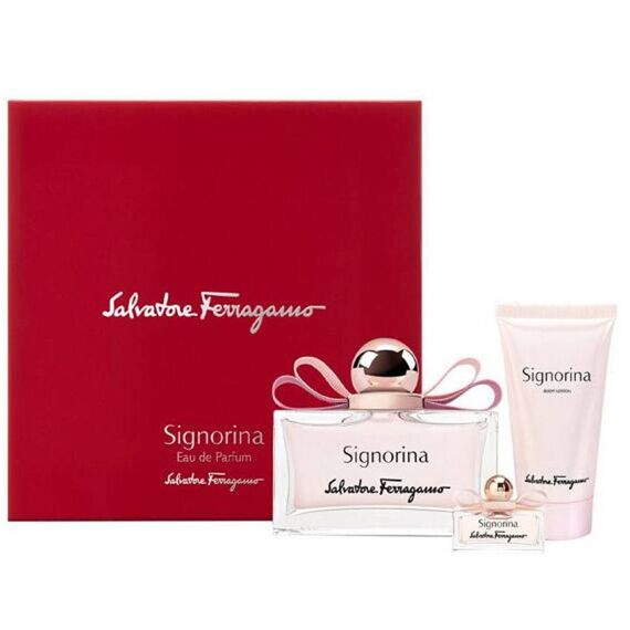 Salvatore Ferragamo Signorina For Women Eau de Parfum 100ml + 5ml + Body Lotion 50ml