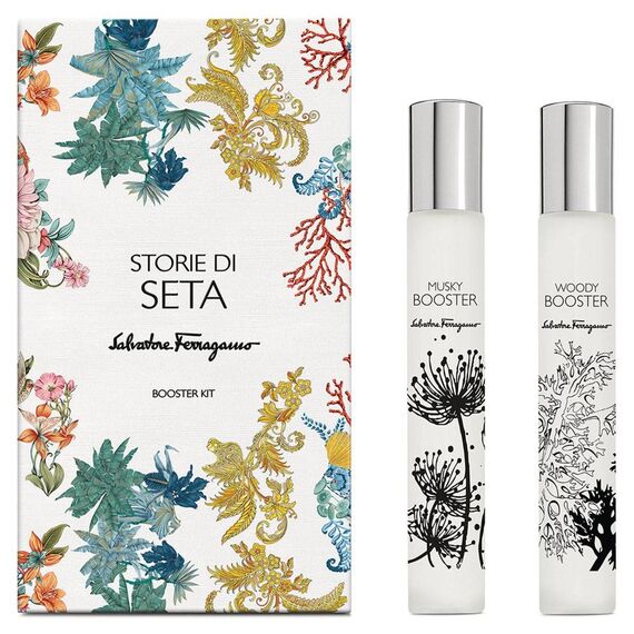 Salvatore Ferragamo Storie Di Booster Kit Roller (Woody + Musky) 2 X 10ml