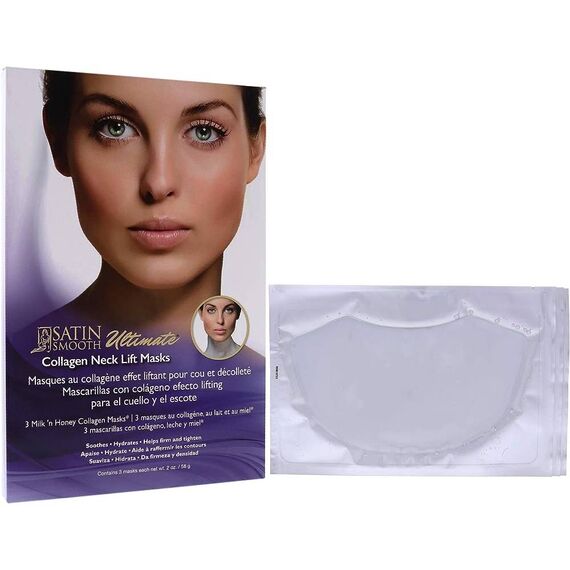 Satin Smooth Collagen For Women Neck Lift Mask 2oz, 2 image