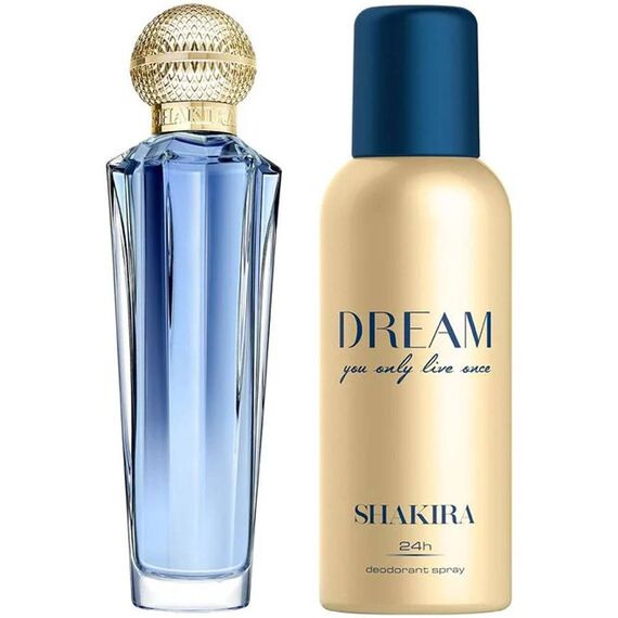 Shakira Dream For Women Eau De Toilette 80ml + Deodorant 150ml