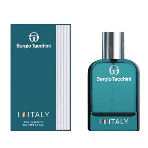 Sergio Tacchini I Love Italy For Men Eau De Toilette 100ml, 3 image