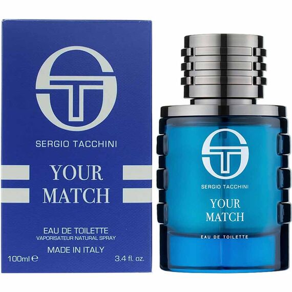 Sergio Tacchini Your Match For Men Eau De Toilette 100ml, 2 image