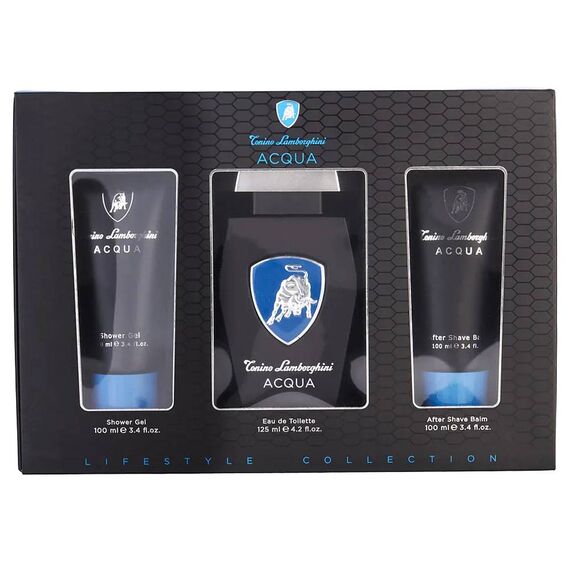 Tonino Lamborghini Acqua For Men Eau de Toilette 125ml + Shower Gel 100ml + After Shave Balm 100ml, 2 image