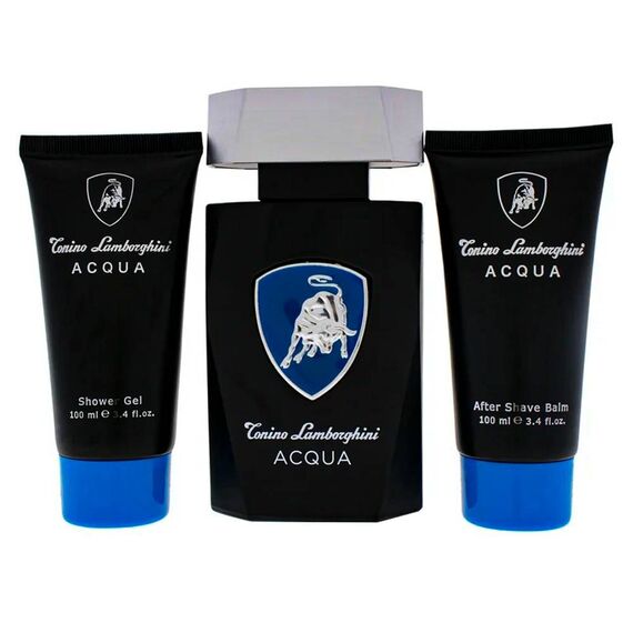 Tonino Lamborghini Acqua For Men Eau de Toilette 125ml + Shower Gel 100ml + After Shave Balm 100ml