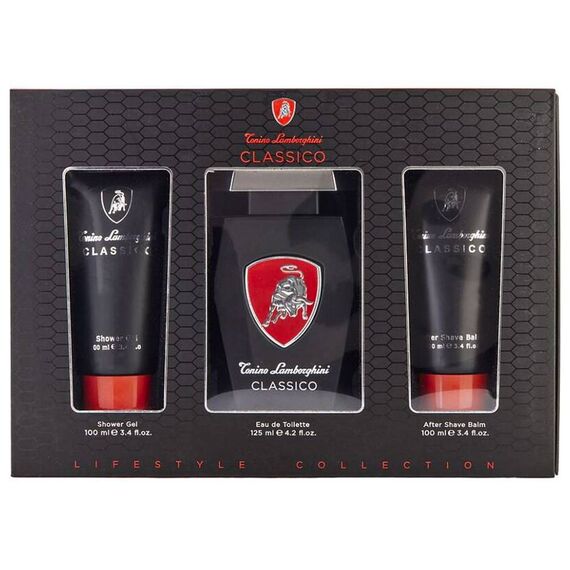 Tonino Lamborghini Classico For Men Eau de Toilette 125ml + Shower Gel 100ml + After Shave Balm 100ml, 2 image