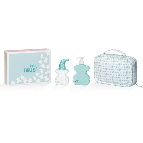 Tous Baby Eau De Cologne 100ml + Body Milk 250ml + Mini Suitcase