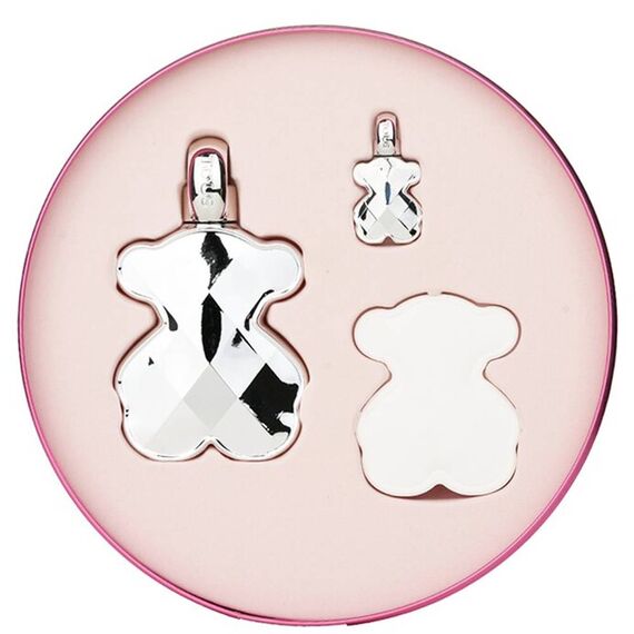 Tous Loveme The Silver For Women Parfum 90ml + Vanity Case