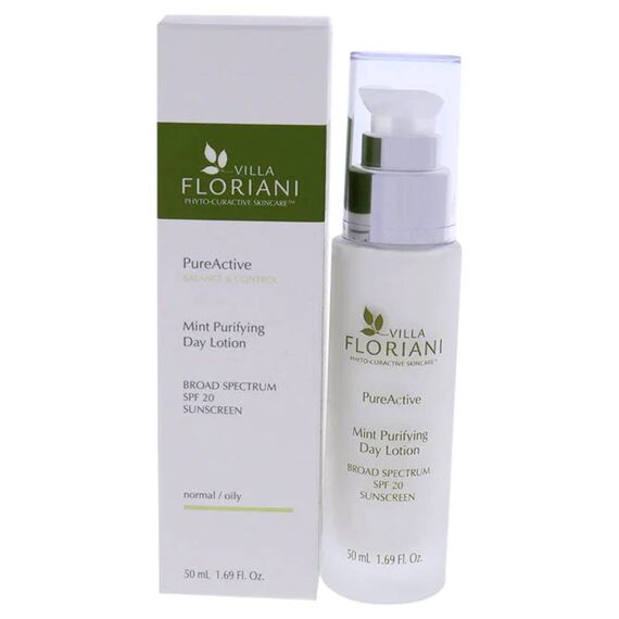 Villa Floriani Pureactive Mint Purifying For Women Day Lotion 50ml