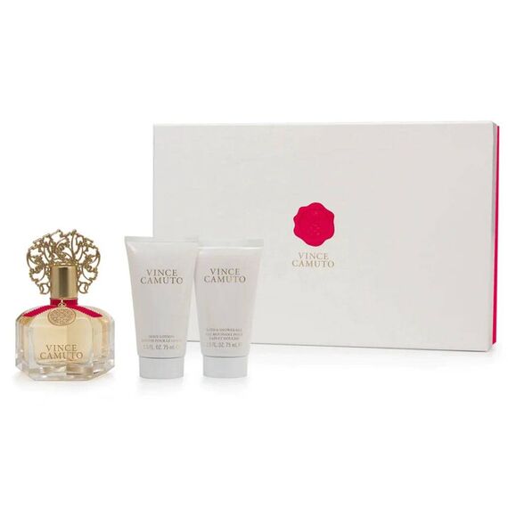 Vince Camuto by Vince Camuto For Women Eau De Parfum 100ml + Bath & Shower Gel 75ml + Body Lotion 75ml