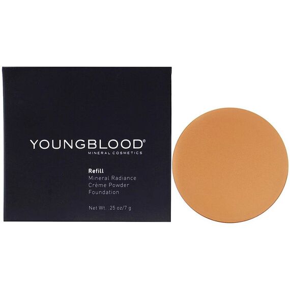 Youngblood Mineral Radiance Tawnee For Women Creme Powder Foundation Refill 0.25oz